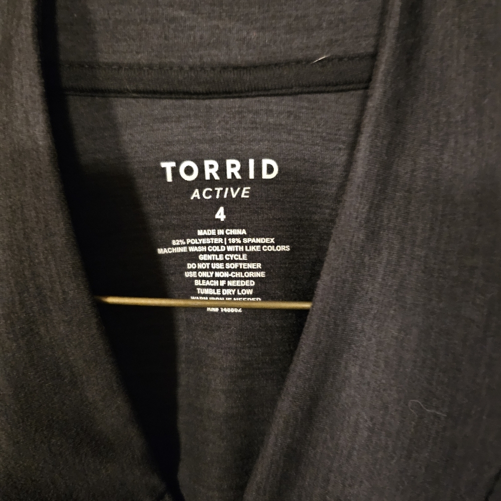 Torrid Plus Sized Black Active Jacket - image 2